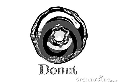 Illustration of donut Vector Illustration