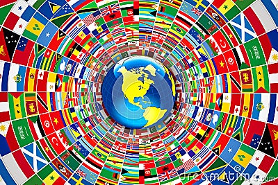 World flags Stock Photo