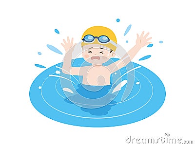 Drowning pool Vector Illustration