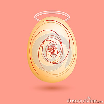 Illustration of the egg Vector Illustration