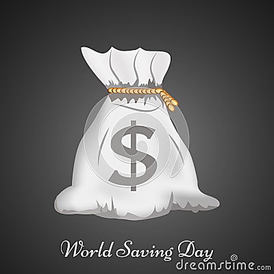 Illustration of World Saving Day Background Vector Illustration