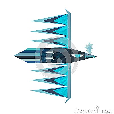 Illustration of fantastic bird. Vector Illustration