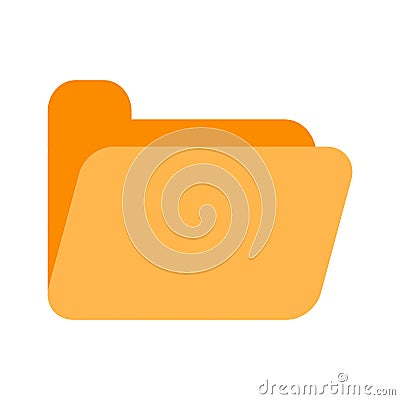 Illustration Folder Icon For Personal And Commercial Use. Stock Photo