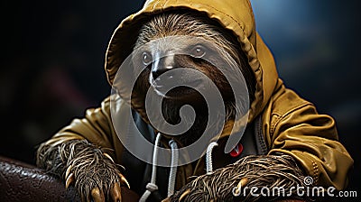 Sloth Hop Stock Photo