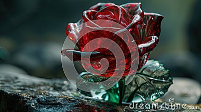 The Enchanted Rose Stock Photo