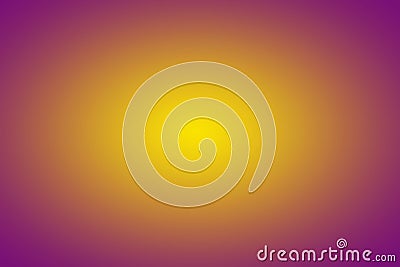 Gradient Gold and Purple Radial Beam for Abstract Background Stock Photo