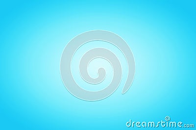 Gradient Sky Blue Radial Beam for Abstract Background Stock Photo