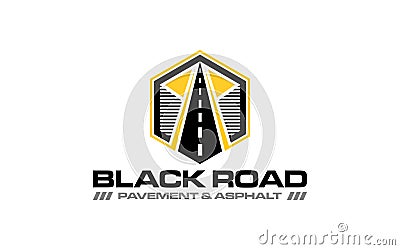 Illustration graphic vector of Asphalt repair, roadwork, pavement logo Vector Illustration