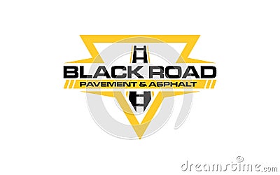 Illustration graphic vector of Asphalt repair, roadwork, pavement logo Vector Illustration