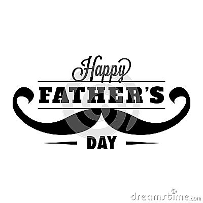 Happy Fathers Day illustration Vector Illustration