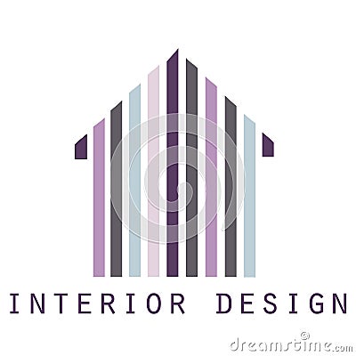 Illustration of the house, logo, vector Cartoon Illustration