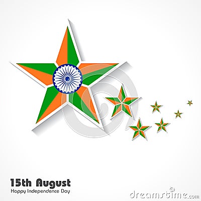 Illustration for independence day of india Vector Illustration