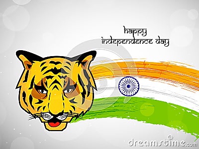 Illustration of India Independence Day Background Vector Illustration