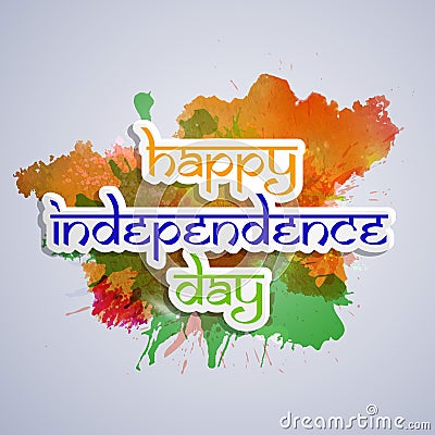 Illustration of India Independence Day Background Vector Illustration