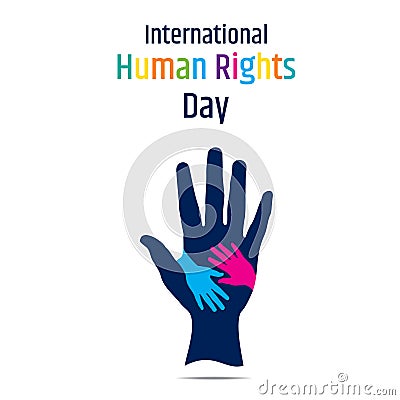 Illustration of International Human Rights Day Vector Illustration