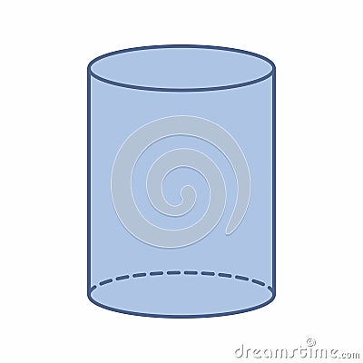 Isolated cylinder illustration Cartoon Illustration