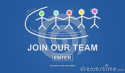 Concept of join our team Stock Photo