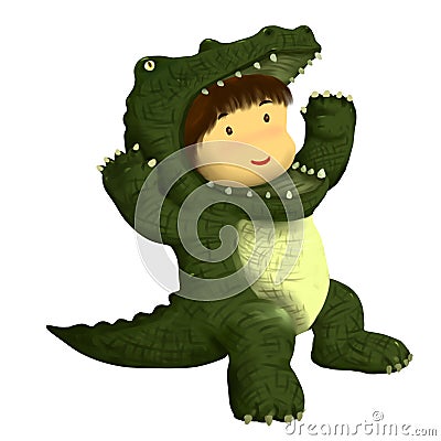 Croc kid Stock Photo