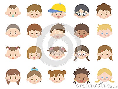 Kids icon set2 Vector Illustration