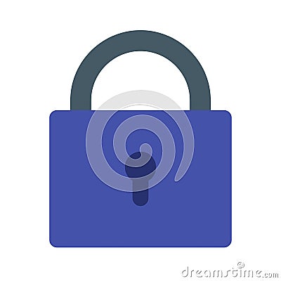 Illustration Lock Icon For Personal And Commercial Use. Stock Photo