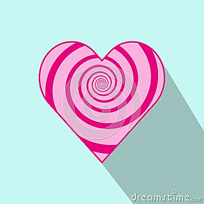 hypnotized by love Vector Illustration