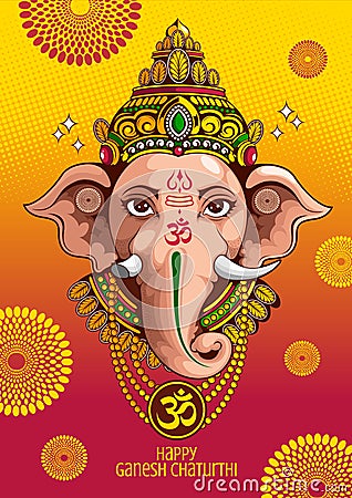 Ganesha 7 Vector Illustration