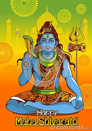 Maha Shivaratri 1 Vector Illustration