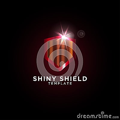 Luxury shield graphic design template Vector Illustration