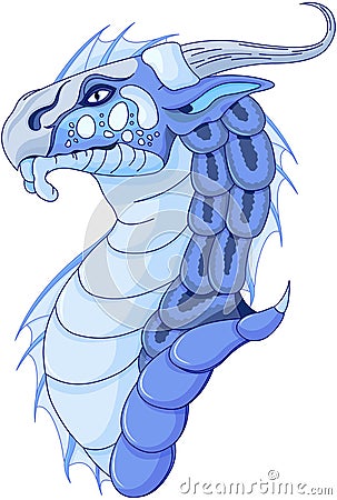 Magic Dragon Vector Illustration