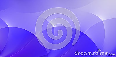 Illustration of minimalistic modern blue background with circles - great for desktop wallpaper Cartoon Illustration