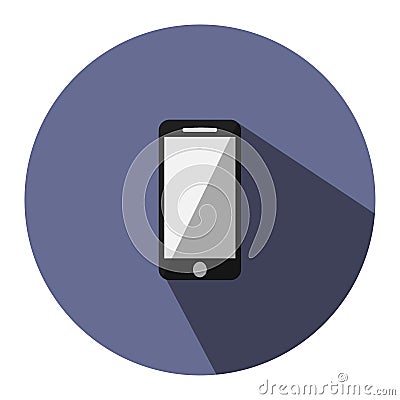 Illustration is a mobile icon. Can be used in the media. Vector Illustration