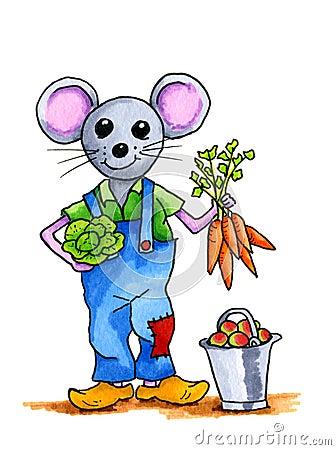 Illustration mouse Cartoon Illustration