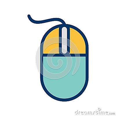 Illustration Mouse Icon For Personal And Commercial Use. Stock Photo