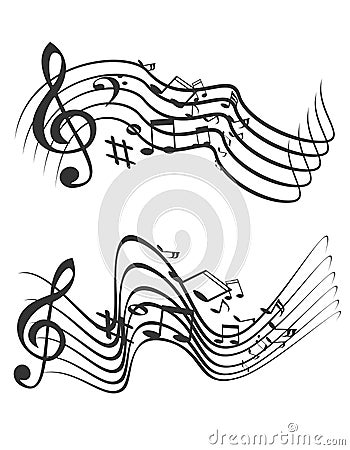 Illustration Music theme Vector Illustration