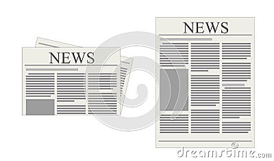 Newspaper Vector Illustration