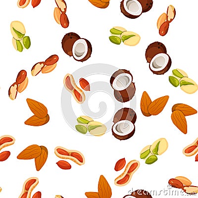 Illustration of nuts Vector Illustration