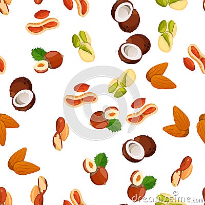 Illustration of nuts Vector Illustration