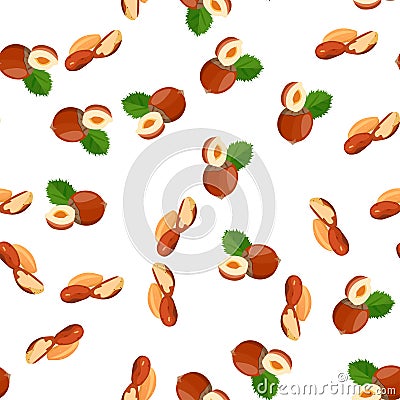 Illustration of nuts Vector Illustration