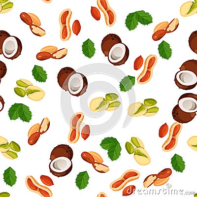 Illustration of nuts Vector Illustration