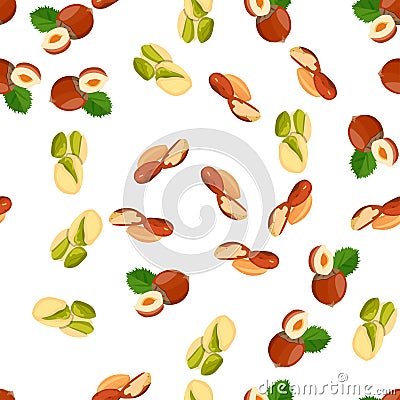 Illustration of nuts Vector Illustration