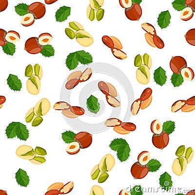 Illustration of nuts Vector Illustration