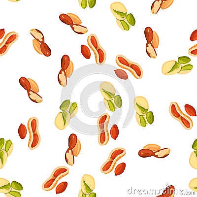 Illustration of nuts Vector Illustration