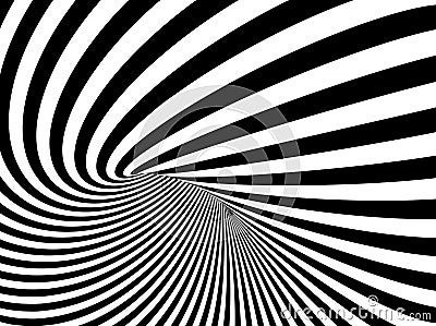 An illustration of Optical Illusion Vector Background Cartoon Illustration