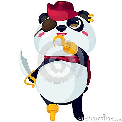 Illustration panda Vector Illustration