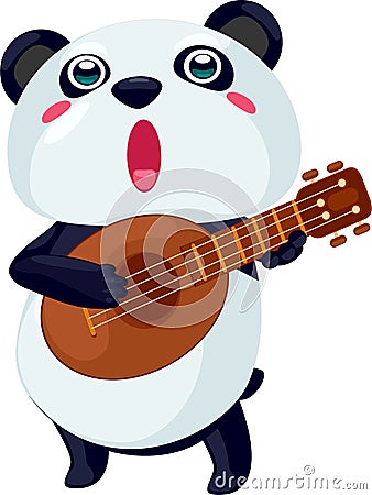 Illustration panda Vector Illustration