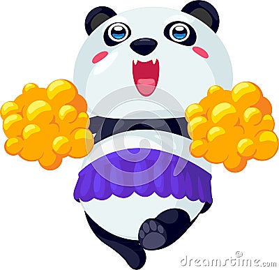 Illustration panda Vector Illustration