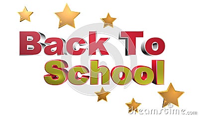 Back to school Cartoon Illustration