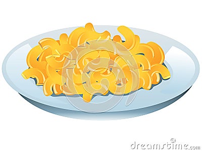 Mac and cheese Vector Illustration