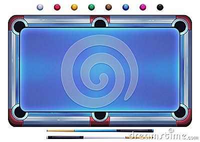 Illustration: Pool Balls, Snooker Balls, Billiard Balls HD on White Background. Stock Photo