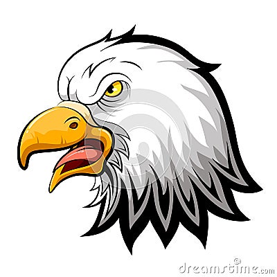 Proud Eagle head Vector Illustration
